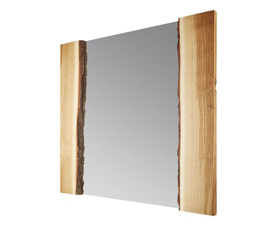  Зеркало настенное (75x80 см) Дуб с корой V20065, фото 2 