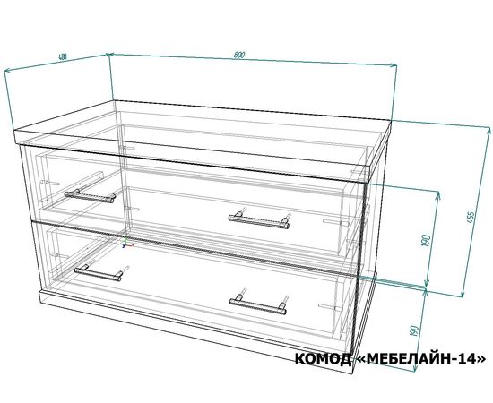  Комод Мебелайн-14, фото 2 
