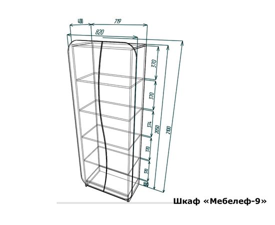  Шкаф для белья Мебелеф-9, фото 2 