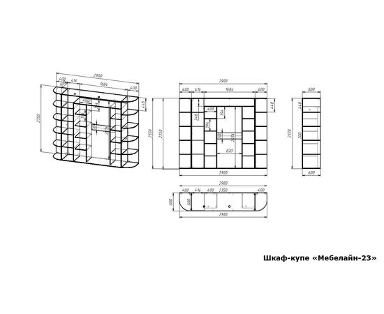  Шкаф-купе Мебелайн-23, фото 2 