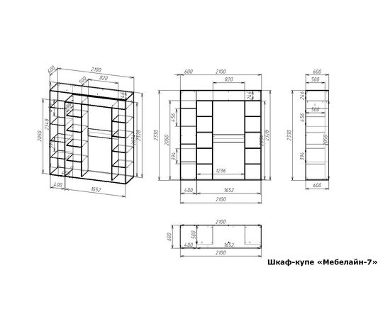 Шкаф-купе Мебелайн-7, фото 2 
