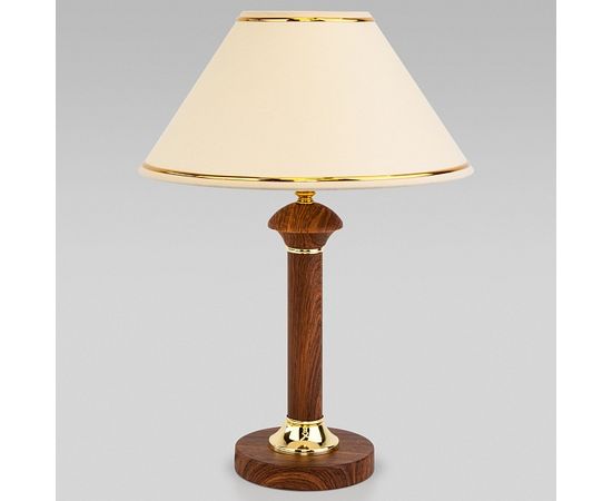  Настольная лампа декоративная Lorenzo 60019/1 орех, фото 1 
