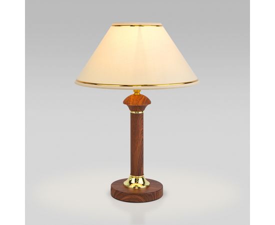  Настольная лампа декоративная Lorenzo 60019/1 орех, фото 2 