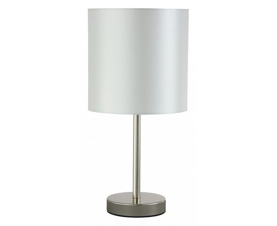  Настольная лампа декоративная SERGIO LG1 NICKEL, фото 1 
