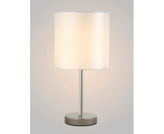  Настольная лампа декоративная SERGIO LG1 NICKEL, фото 2 