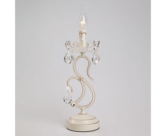  Настольная лампа декоративная Etna 12205/1T белый Strotskis, фото 1 