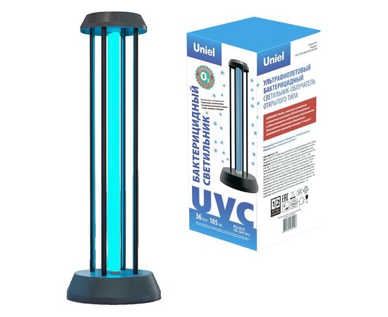  Бактерицидный светильник UGL-T01A-36W/UVCO BLACK UL-00007264, фото 2 