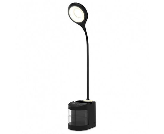  Настольная лампа офисная DE56 DE562 BK черный LED 4200K 4W, фото 1 