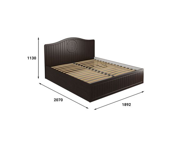  Кровать двуспальная Монблан МБ-607К, фото 2 