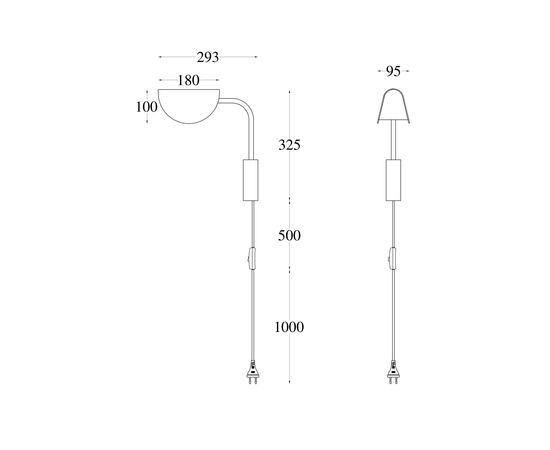  Бра Mollis MOD126WL-01B, фото 3 