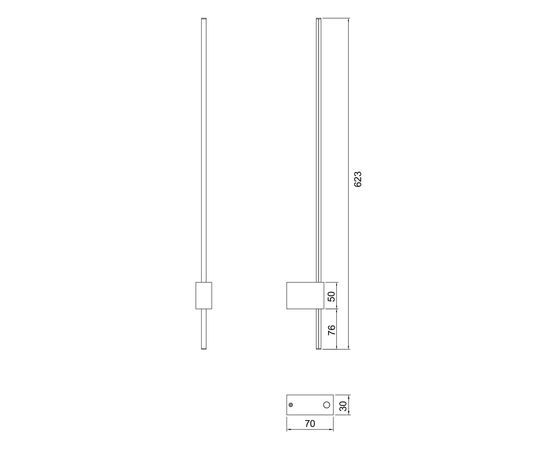  Бра Pars C070WL-L6GB3K, фото 3 