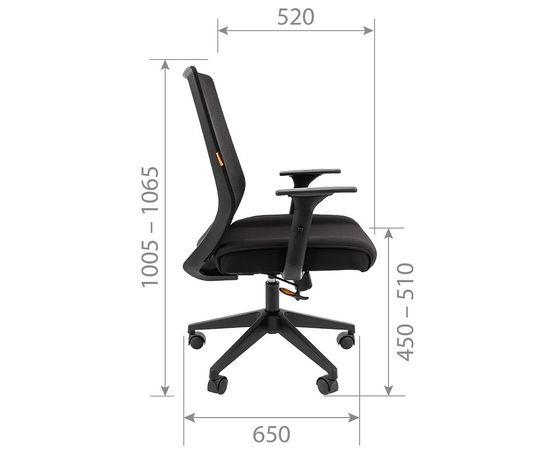  Кресло компьютерное Chairman 555 LT, фото 5 