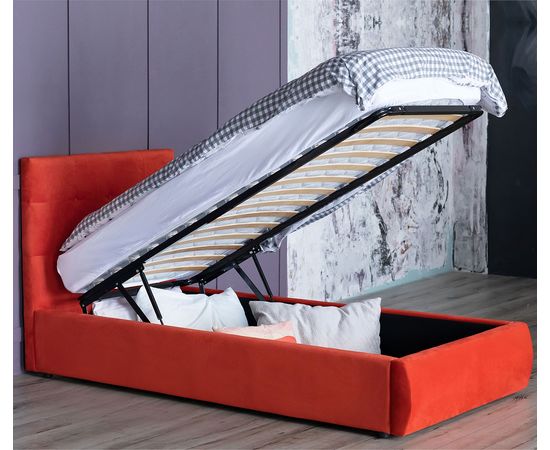  Кровать односпальная Selesta с матрасом ГОСТ 2000x900, фото 3 