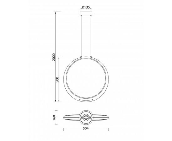  Подвесной светильник Ring 6170, фото 3 