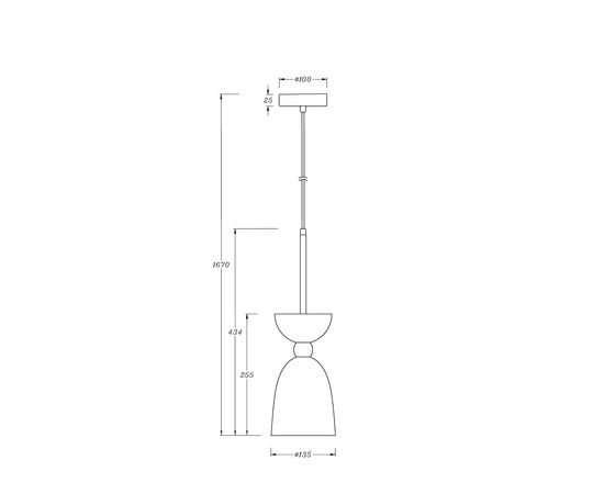  Подвесной светильник Cloches MOD113PL-01W, фото 2 