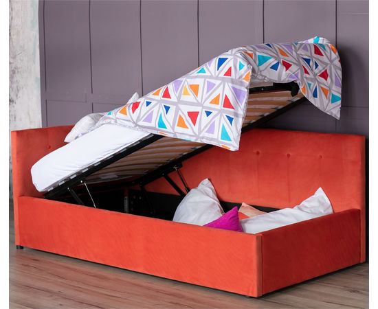  Кровать односпальная Bonna с матрасом PROMO 2000x900, фото 3 