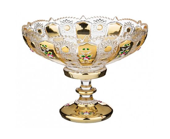  Чаша декоративная (30х23 см) Gold Glass 195-107, фото 1 