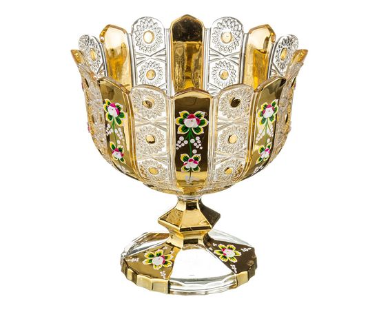  Чаша декоративная (24х25 см) Gold Glass 195-105, фото 3 
