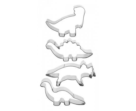  Набор из 4 форм для выпечки Динозаврики 17062, фото 2 