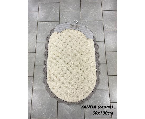  Коврик для ванной (60x100 см) Vanda S.303серая, фото 4 