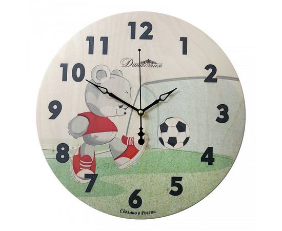  Настенные часы (33x4x33 см) Футбол 02-026, фото 1 