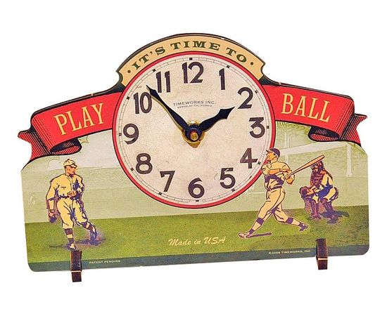 Настольные часы (12x19 см) Baseball POTBPB, фото 3 