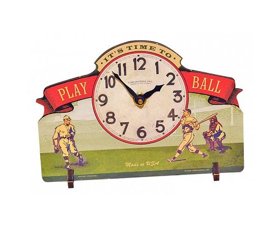 Настольные часы (12x19 см) Baseball POTBPB, фото 1 