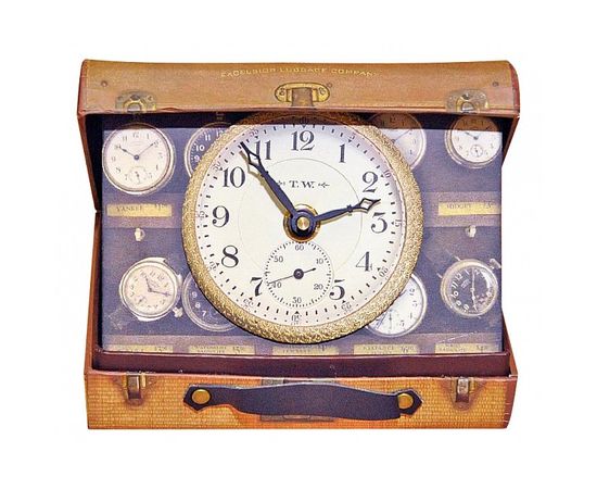 Настольные часы (10x14 см) Suitcase BCSC2S, фото 1 