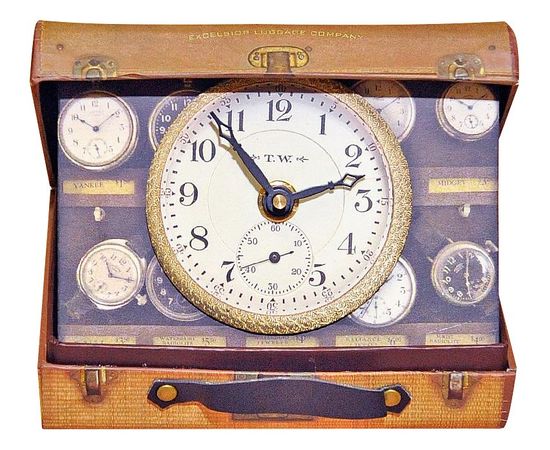 Настольные часы (10x14 см) Suitcase BCSC2S, фото 3 