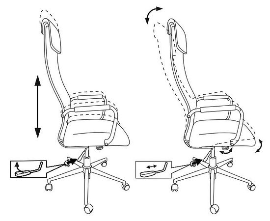  Кресло компьютерное KB-9N/ECO/OR-12, фото 6 
