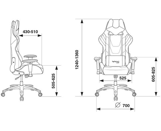  Кресло игровое VIKING 4 AERO BLUE, фото 2 