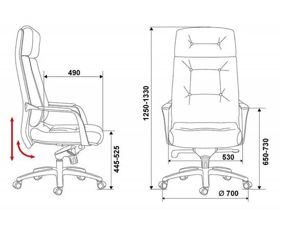  Кресло для руководителя _DAO/WHITE, фото 2 