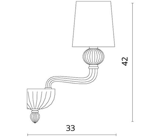  Бра Bilancia 1154/01 AP-1, фото 2 