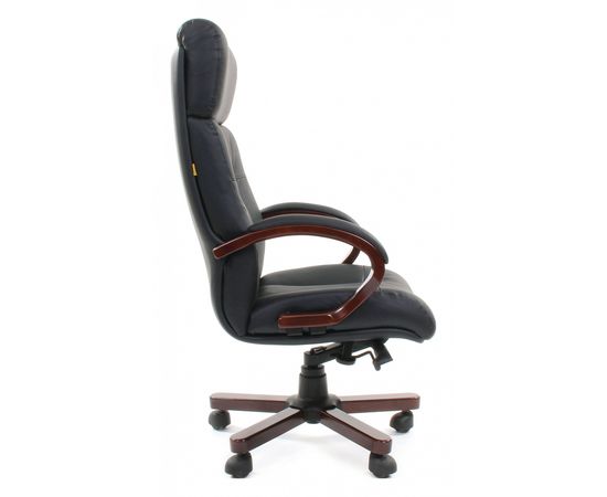  Кресло для руководителя Chairman 421 черный/орех темный, черный, фото 4 