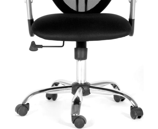  Кресло компьютерное Chairman 451 черный/хром, фото 4 