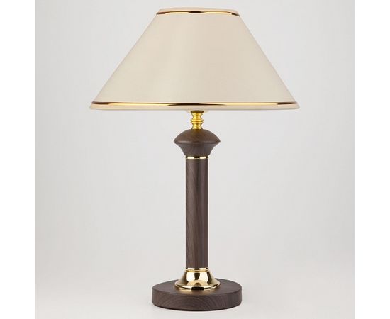  Настольная лампа декоративная Lorenzo 60019/1 венге, фото 1 