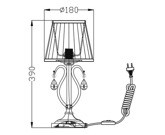  Настольная лампа декоративная Brionia ARM172-01-G, фото 2 
