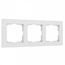  Рамка на 3 поста Hammer W0032401 (белый), фото 1 